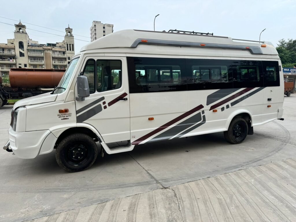 20 Seater Tempo Traveller available at Tanu Manu Tour N Travels