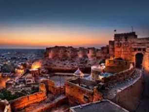 Jaipur to Jaisalmer taxi route