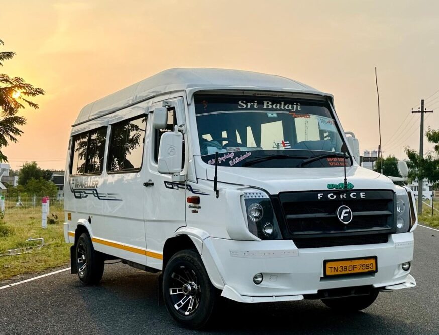 12 Seater Tempo Traveller available at Tanu Manu Tour N Travels