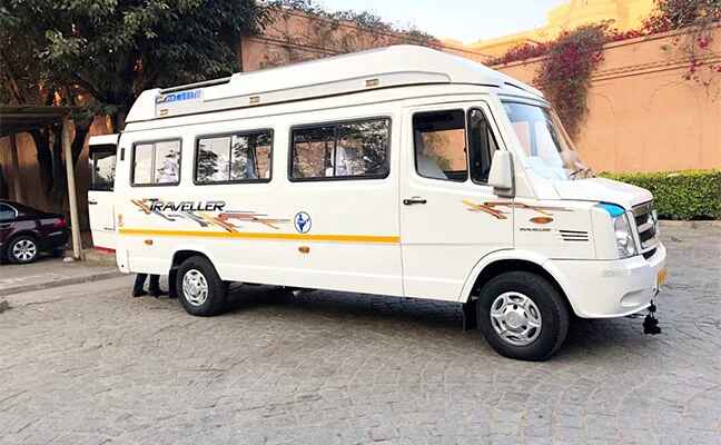 16 Seater Tempo Traveller available at Tanu Manu Tour N Travels